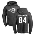 LA.Rams #84 Colby Parkinson Player Gray Pullover Hoodie Limited Game STECN Stitched Jerseys