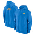LA.Chargers ## Chargers Blank Player Blue LOGO Pullover Hoodies Home Game STECN Stitched Jerseys