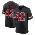 A.Cardinals #42 Dadrion Taylor-Demerson Player Black Alternate Game STECN Stitched Jerseys