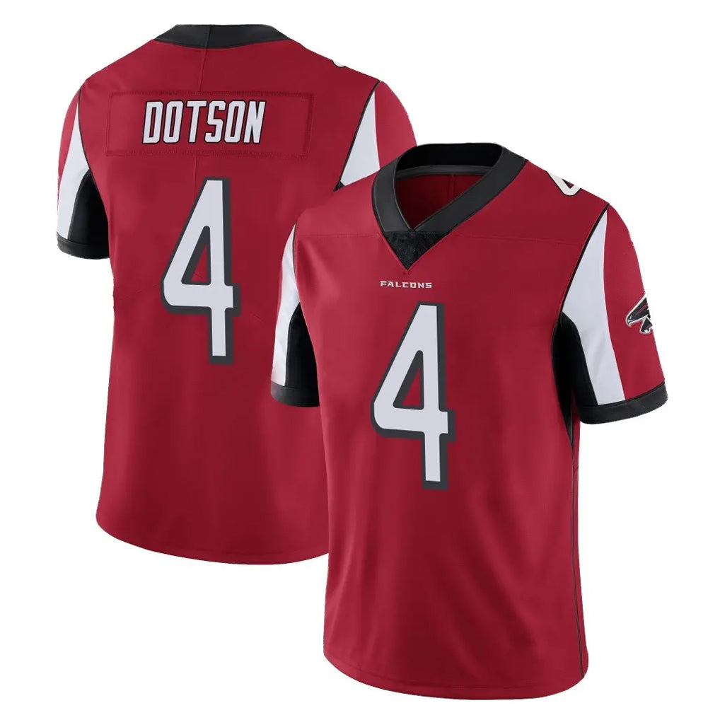 A.Falcons #4 Jahan Dotson Player Red Color Vapor Untouchable Limited Home Game STECN Stitched Jerseys