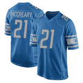 D.Lions #21 Roger McCreary Player Blue Home Game STECN Stitched Jerseys