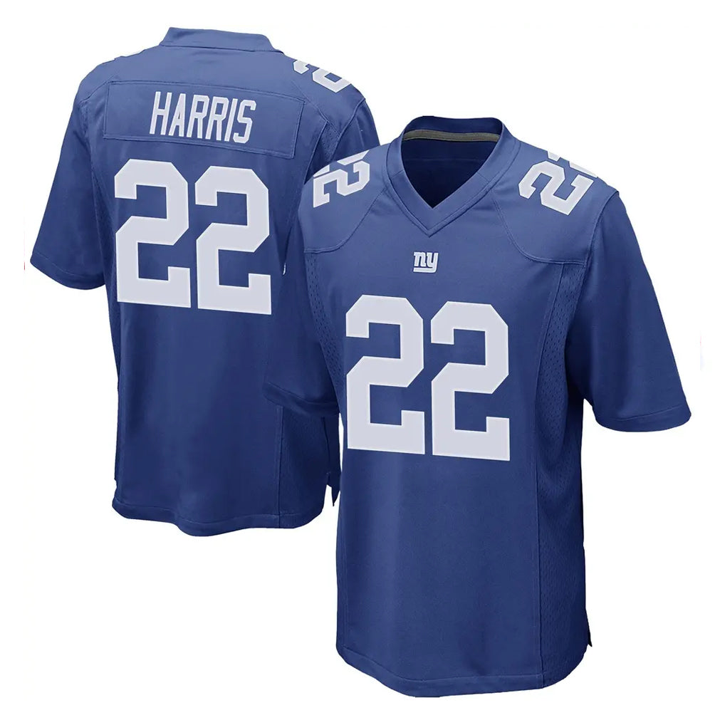 NY.Giants #22 Najee Harris Player Royal Home Game STECN Stitched Jerseys