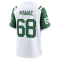 STECN NY.Jets #68 Kevin Mawae White Retired Player Alternate Game Jersey