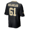 STECN NO.Saints #61 Drew Desjarlais Black Game Player Jersey