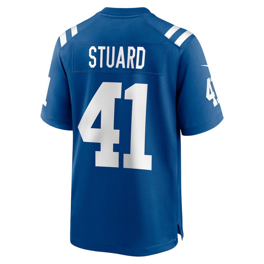 STECN IN.Colts #41 Grant Stuard Royal Game Player Jersey