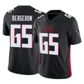 A.Falcons #65 Matthew Bergeron Player Black Vapor F.U.S.E. Limited Home Game STECN Stitched Jerseys