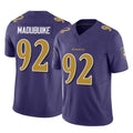 B.Ravens #92 Nnamdi Madubuike Player Purple Vapor F.U.S.E. Limited STECN Stitched Jerseys