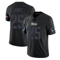NE.Patriots #25 Marcus Jones Player Black Impact LImited Home Game STECN Stitched Jerseys