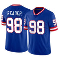 NY.Giants #98 DJ Reader Player Royal Classic Vapor Home Game STECN Stitched Jerseys