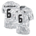 H.Texans #6 Reed Blankenship Player Arctic Camo Salute To Service Limited Game STECN Stitched Jerseys