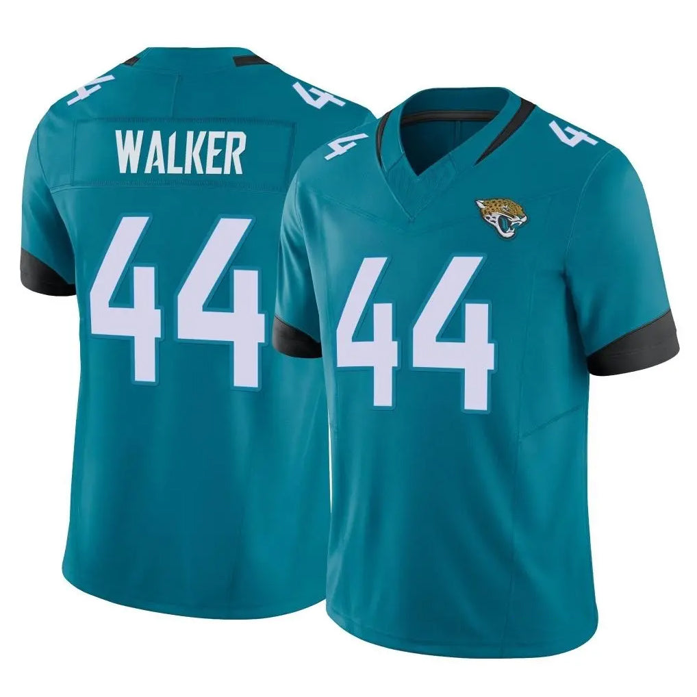 J.Jaguars #44 Travon Walker Player Teal Vapor F.U.S.E. Limited Home Game STECN Stitched Jerseys