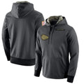 KC.Chiefs ## Chiefs Blank Player Gray Salute to Service Hoodies Limited Game STECNa Stitched Jerseys