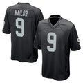 LV.Raiders #9 Jalen Nailor Player Black Home Game STECN Stitched Jerseys