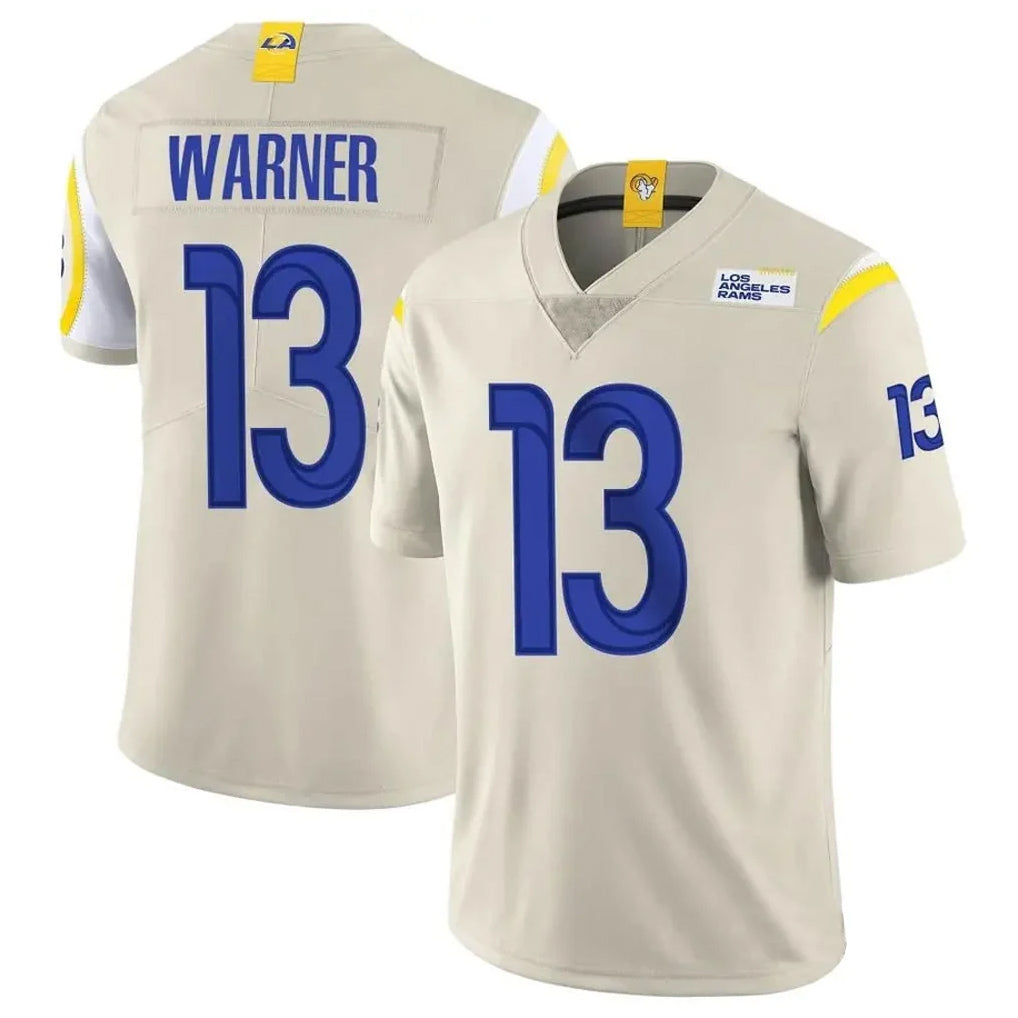 LA.Rams #13 Kurt Warner Player Bone Limited Vapor Retired STECN Stitched Jerseys