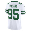 STECN NY.Jets #95 Quinnen Williams Legacy White Vapor F.U.S.E. Limited Jersey