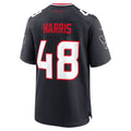 STECN H.Texans #48 Christian Harris Navy Team Game Jersey