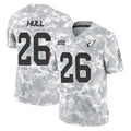 A.Cardinals #26 Evan Hull Player Arctic Camo Limited Salute To Service Home Game STECN Stitched Jerseys
