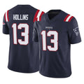 NE.Patriots #13 Mack Hollins Player Navy Limited Vapor F.U.S.E. Home Game STECN Stitched Jerseys