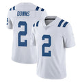IN.Colts #2 Josh Downs Player White Limited Vapor Untouchable Home Game STECN Stitched Jerseys