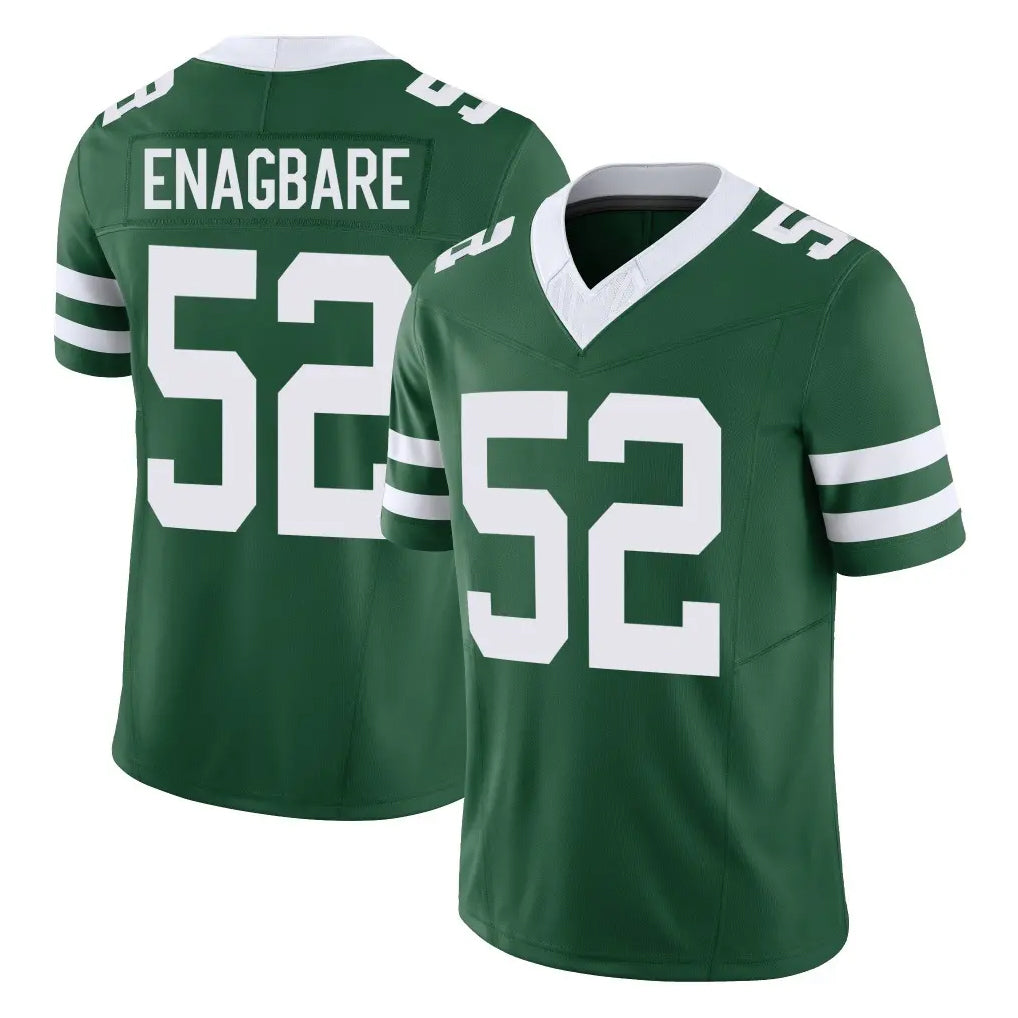 NY.Jets #52 Kingsley Enagbare Player Green Legacy Limited Vapor F.U.S.E. Home Game STECN Stitched Jerseys