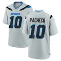 D.Lions #10 Isiah Pacheco Player Silver 2026 Rivalries Collection Home Game STECN Stitched Jerseys