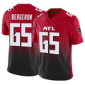 A.Falcons #65 Matthew Bergeron Player Red Vapor F.U.S.E. Limited Home Game STECN Stitched Jerseys