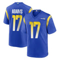 LA.Rams #17 Davante Adams Player Royal Home Game STECN Stitched Jerseys