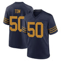 GB.Packers #50 Zach Tom Player Navy The 1923 Classic Home Game STECN Stitched Jerseys