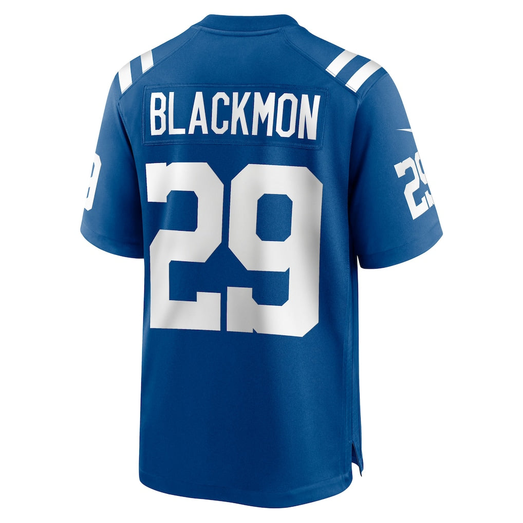 STECN IN.Colts #29 Mekhi Blackmon Royal Team Game Jersey