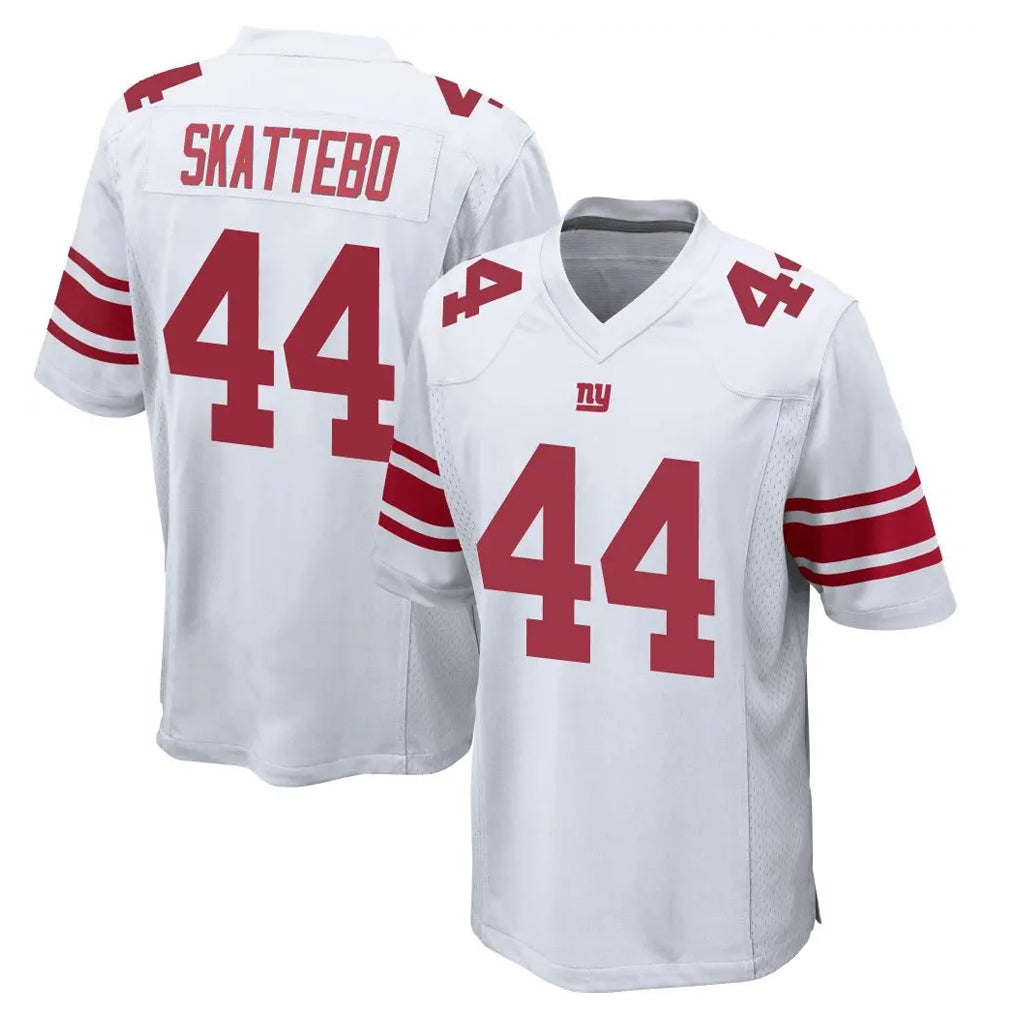 NY.Giants #44 Cam Skattebo Player White Home Game STECN Stitched Jerseys