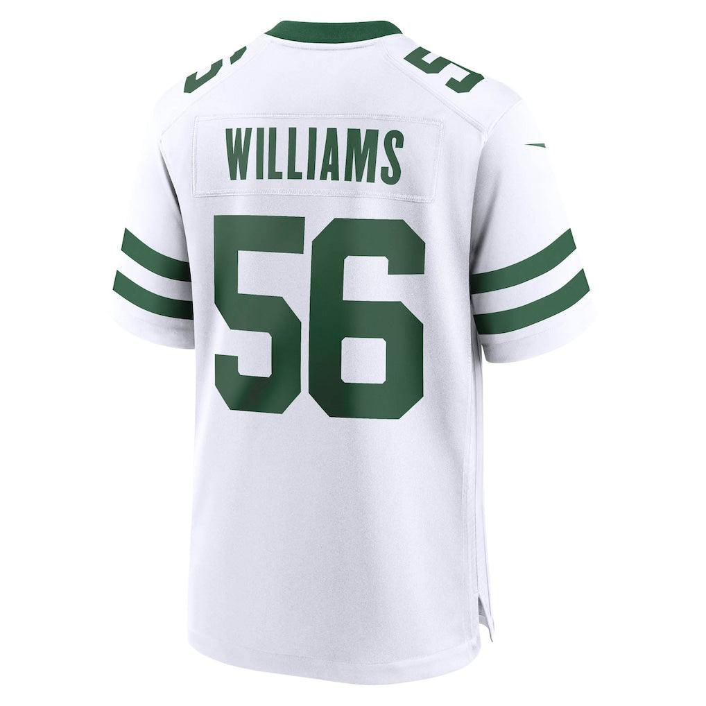 STECN NY.Jets #56 Quincy Williams Legacy White Game Jersey