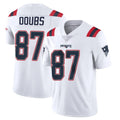 NE.Patriots #87 Romeo Doubs Player White Vapor Untouchable Home Game STECN Stitched Jerseys
