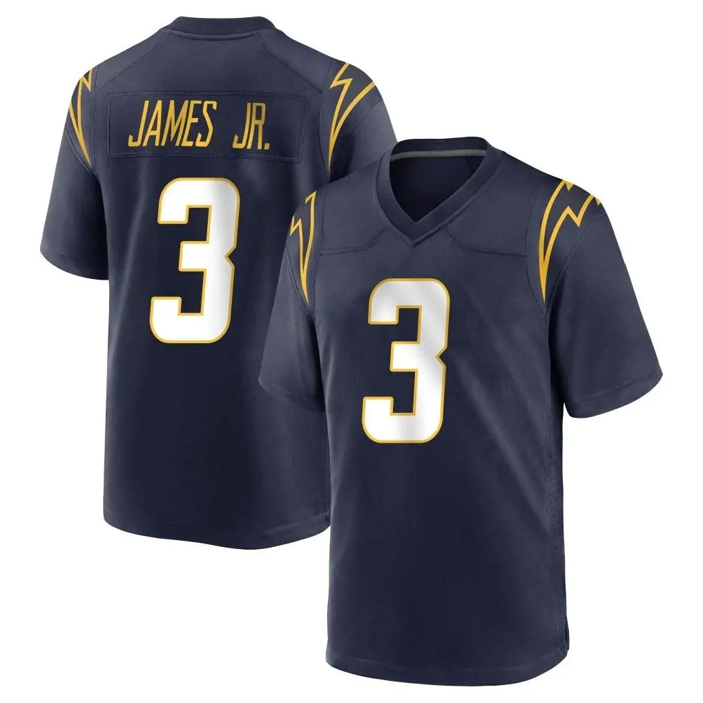 LA.Chargers #3 Derwin James Jr. Player Navy Home Game STECN Stitched Jerseys