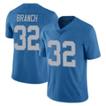 D.Lions #32 Brian Branch Player Blue Limited Throwback Vapor Untouchable STECN Stitched Jerseys