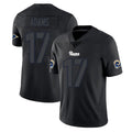 LA.Rams #17 Davante Adams Player Black Impact Limited Home Game STECN Stitched Jerseys