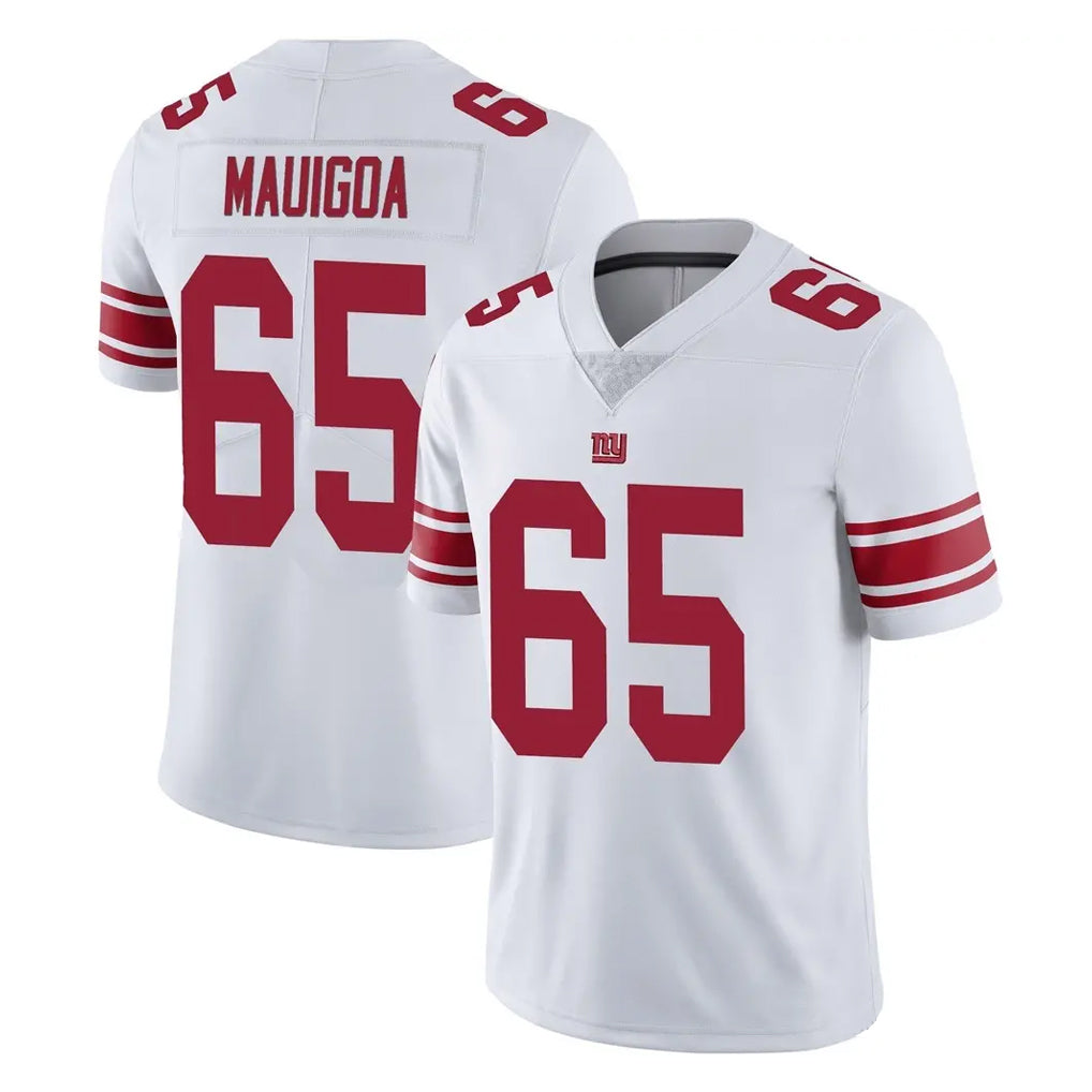 NY.Giants #65 Francis Mauigoa Player White Limited Vapor Untouchable Home Game STECN Stitched Jerseys