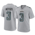 J.Jaguars #3 Jakobi Meyers Player Gray Atmosphere Fashion Home Game STECN Stitched Jerseys