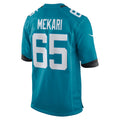 STECN J.Jaguars #65 Patrick Mekari Teal Team Game Jersey