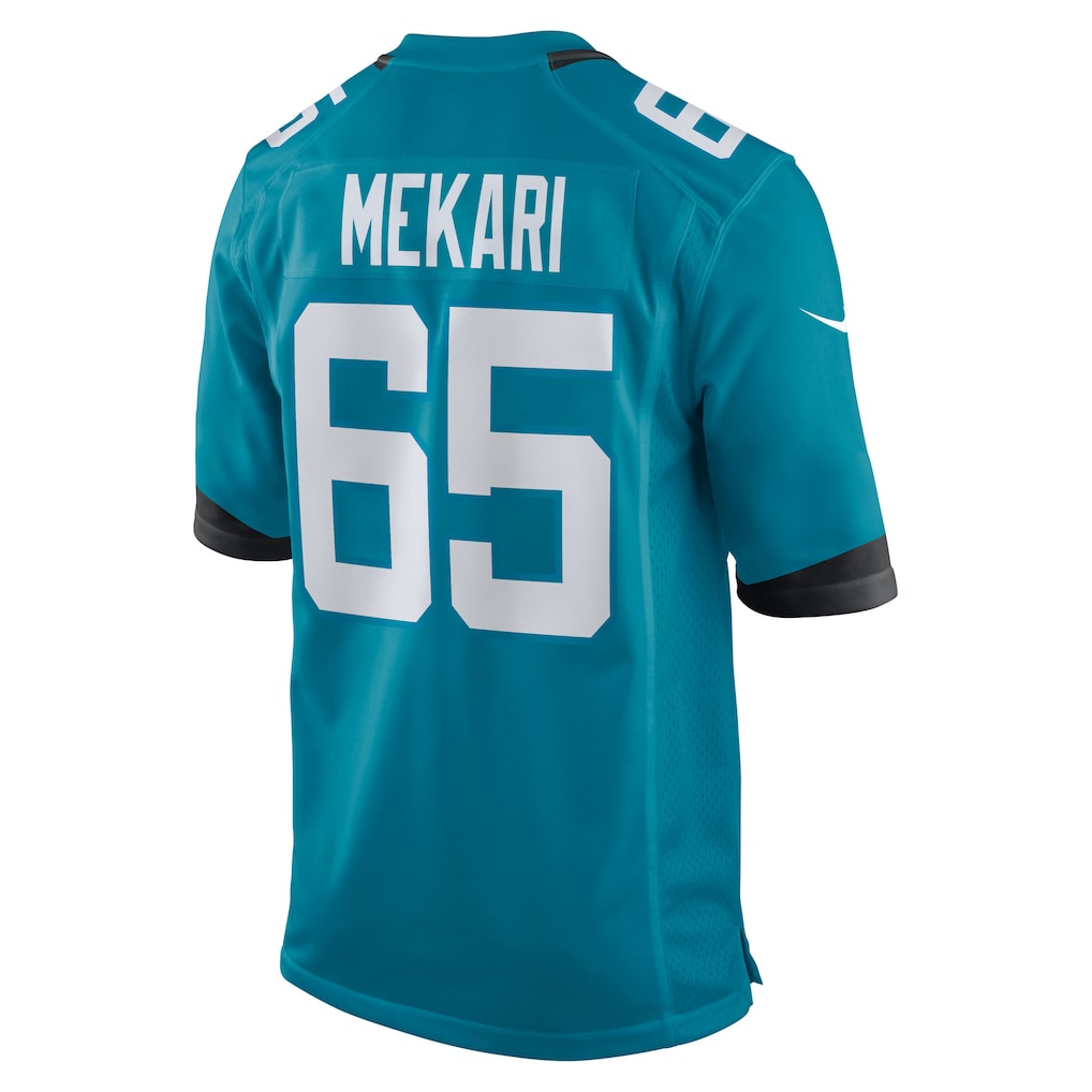 STECN J.Jaguars #65 Patrick Mekari Teal Team Game Jersey