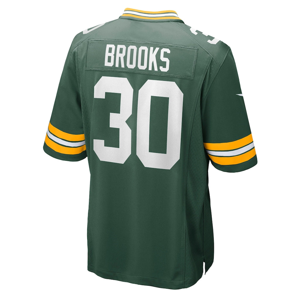 STECN GB.Packers #30 Chris Brooks Green Team Game Jersey
