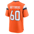 STECN D.Broncos #60 Luke Wattenberg Orange Team Game Jersey