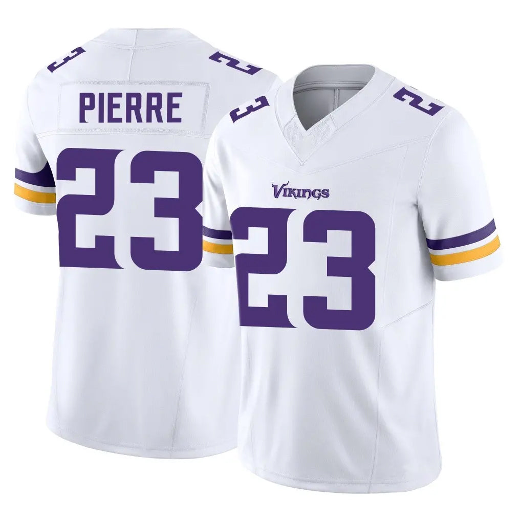 M.Vikings #23 James Pierre Player White Limited Vapor F.U.S.E. Home Game STECN Stitched Jerseys