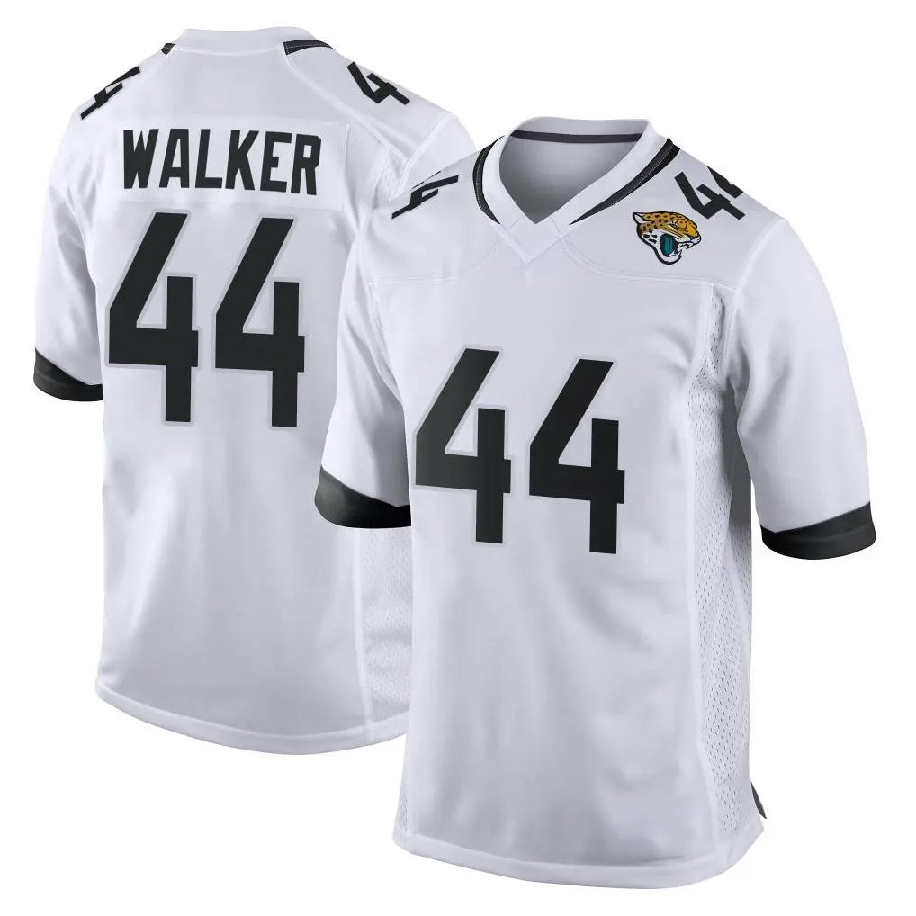 J.Jaguars #44 Travon Walker Player White Home Game STECN Stitched Jerseys