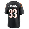 STECN C.Bengals #33 Daijahn Anthony Black Game Jersey
