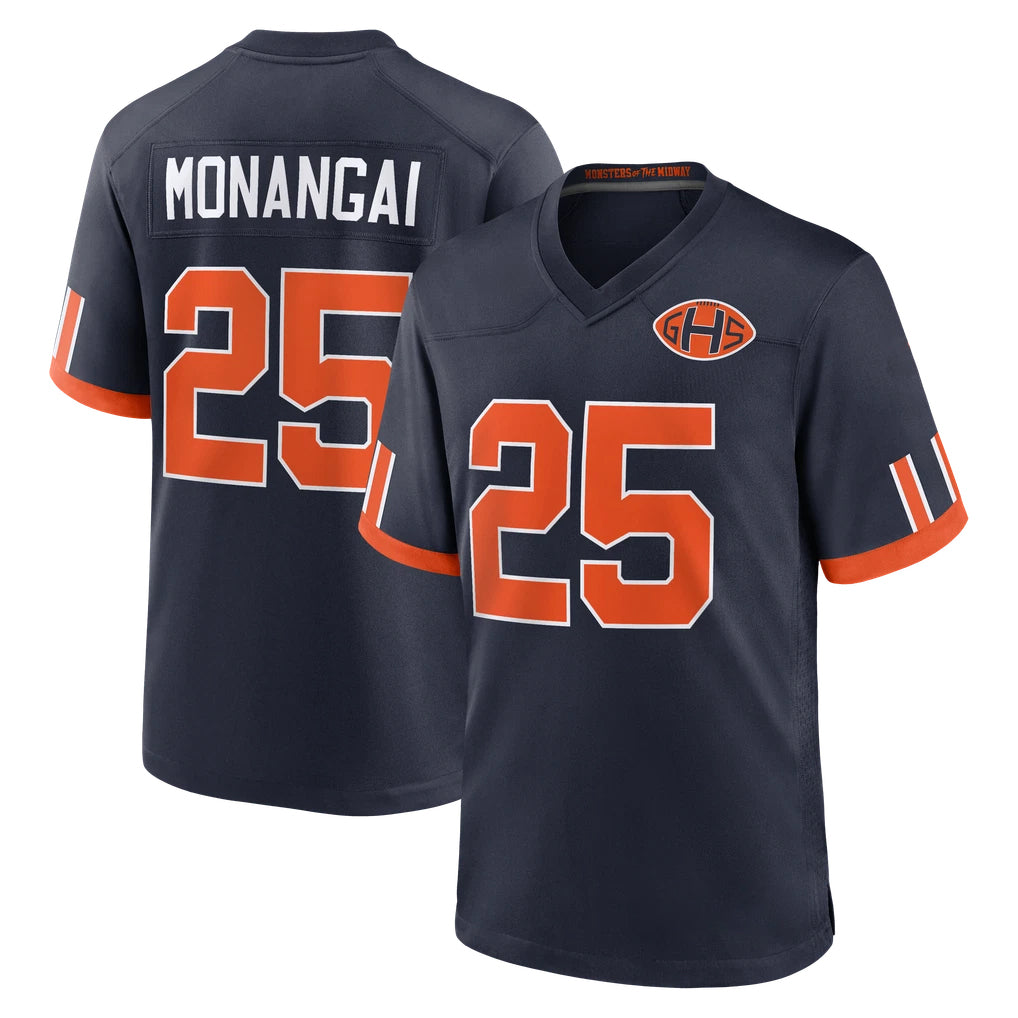 C.Bears #25 Kyle Monangai Player Navy 2026 Rivalries Collection Home Game STECN Stitched Jerseys
