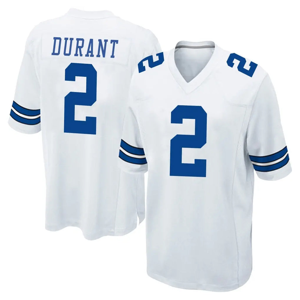 D.Cowboys #2 Cobie Durant Player White Home Game STECN Stitched Jerseys