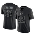 A.Falcons #52 Samson Ebukam Player Black RFLCTV Limited Game STECN Stitched Jerseys