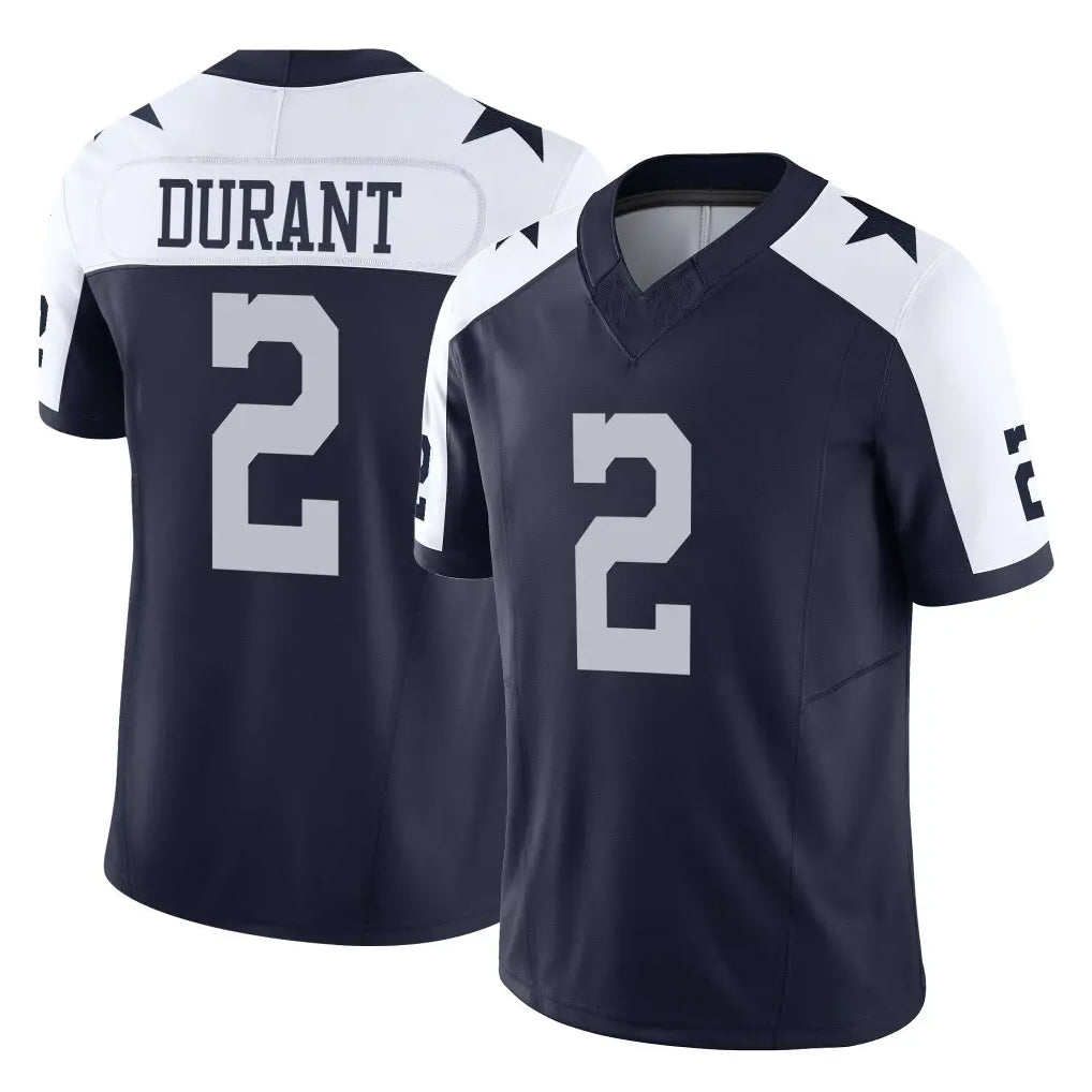 D.Cowboys #2 Cobie Durant Player Navy-White Limited Alternate Vapor F.U.S.E. Home Game STECN Stitched Jerseys