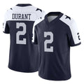 D.Cowboys #2 Cobie Durant Player Navy-White Limited Alternate Vapor F.U.S.E. Home Game STECN Stitched Jerseys