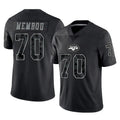 NY.Jets #70 Armand Membou Player Stealth Black Limited Reflective Home Game STECN Stitched Jerseys